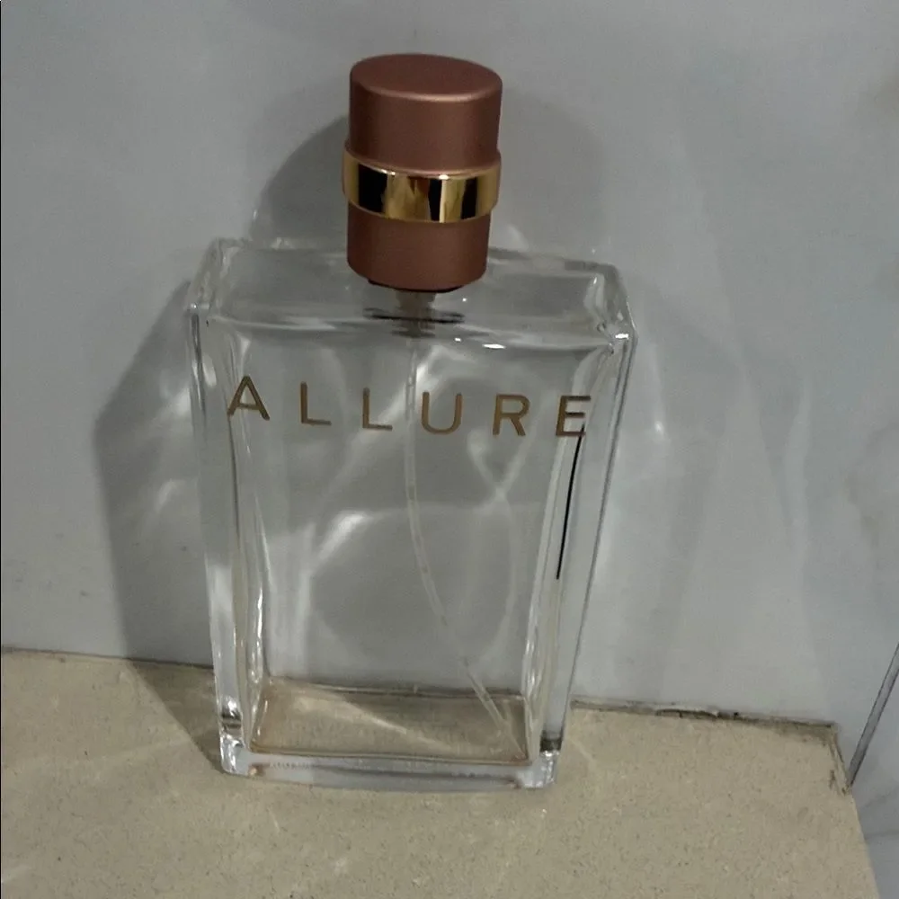 CHANEL Eau de Parfum Bottle with Gold  Text